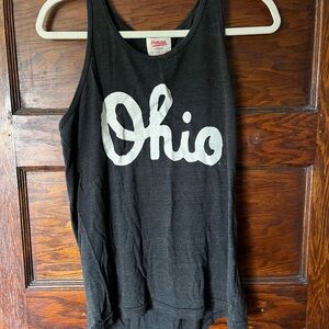 HOMAGE Black Ohio Script Tank Top